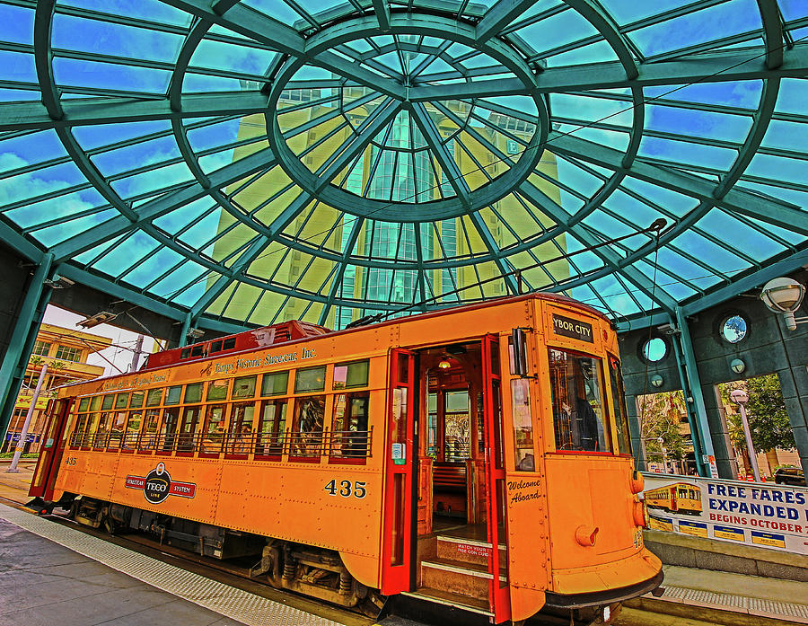 Tampa Downtown Trolley Station 4 Photograph by James Frazier - Pixels