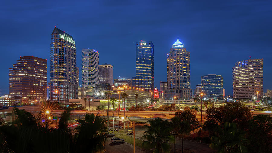 Tampa Skyline Digital Art by Kevin McClish