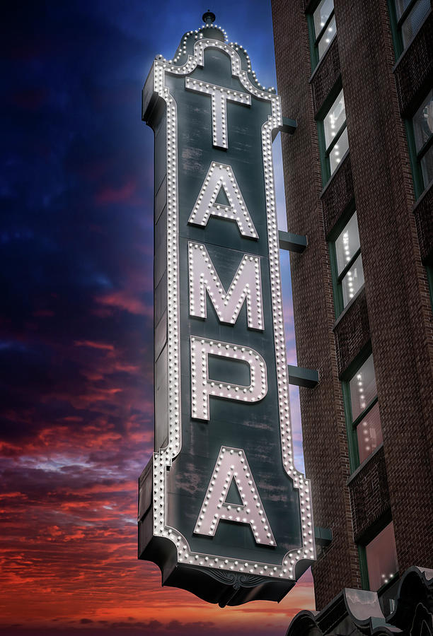 Tampa Theater Photograph by ARTtography by David Bruce Kawchak