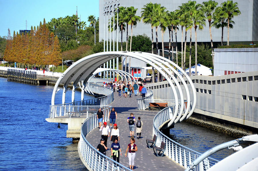 Tampa's Riverwalk work A Photograph by David Lee Thompson - Fine Art ...