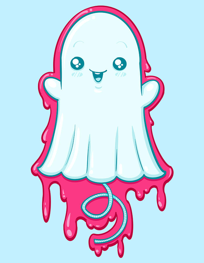Tampon Ghost Drawing by Ludwig Van Bacon