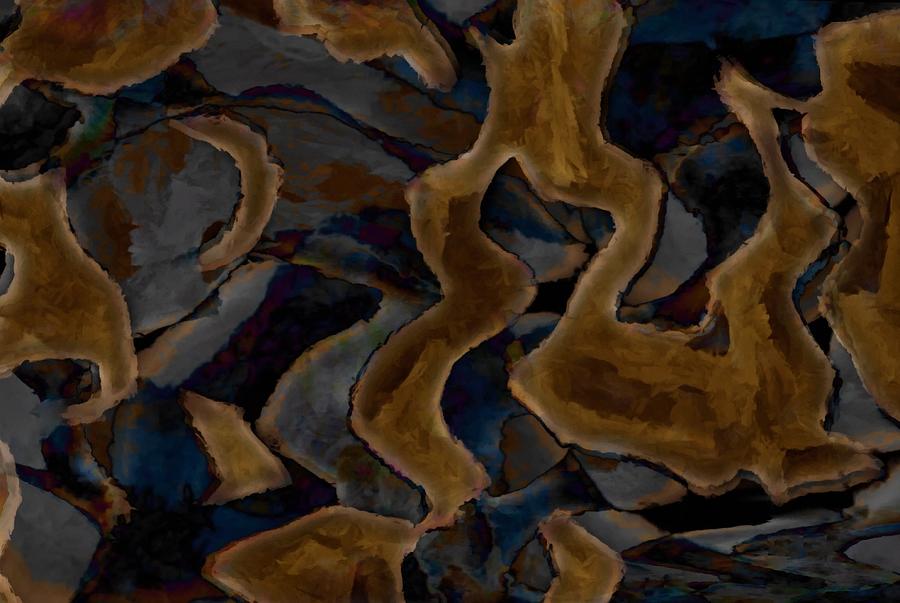 Tan Gray Abstract Digital Art by Delynn Addams Tan Gray Abstract Digital Art by Delynn Addams