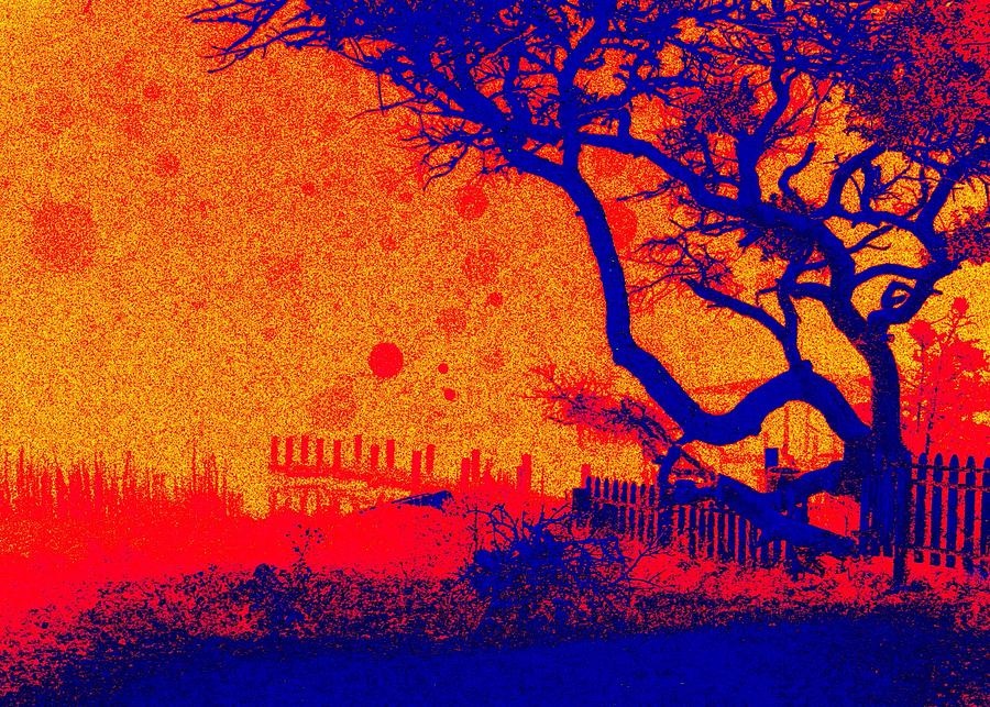 Tangerine Twilight Digital Art by Larry Beat