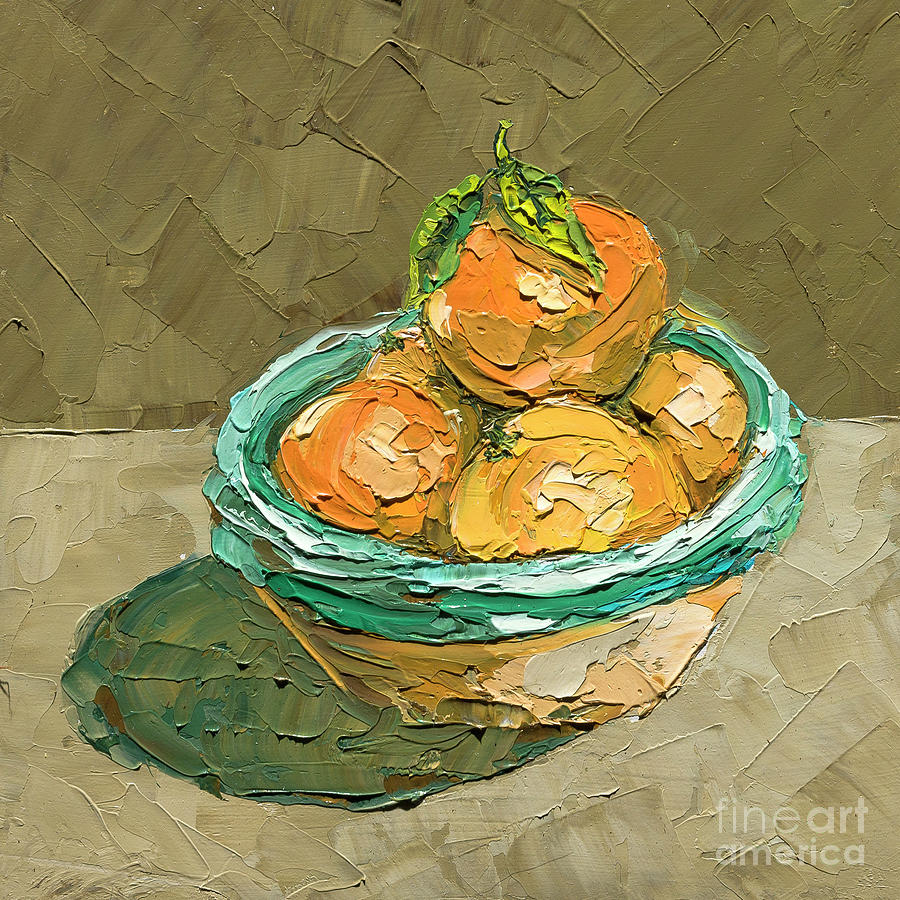 Tangerines, 2020 Painting by PJ Kirk