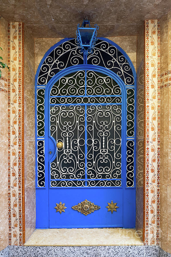 Architecture Photograph - Tangier Door 01 by Rick Piper Photography