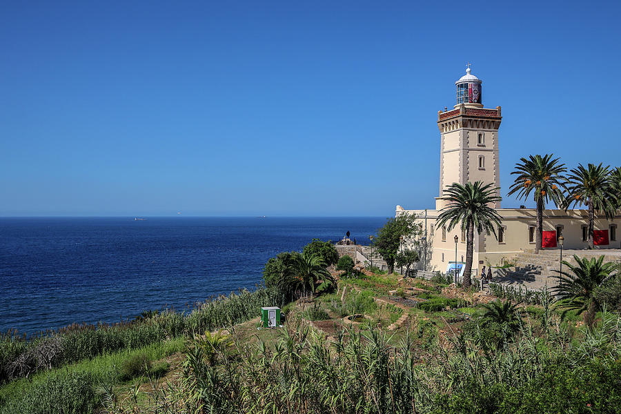 Tangier Lighthouse Photograph by Brian M Lumley - Fine Art America