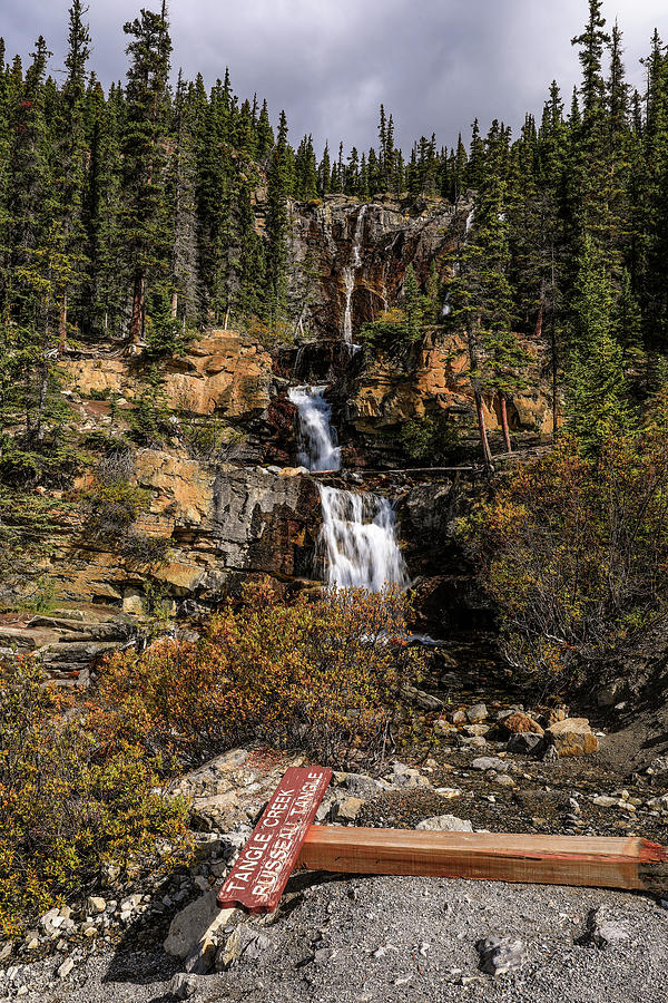 Tangle Creek Falls Canada Photograph by Dan Sproul
