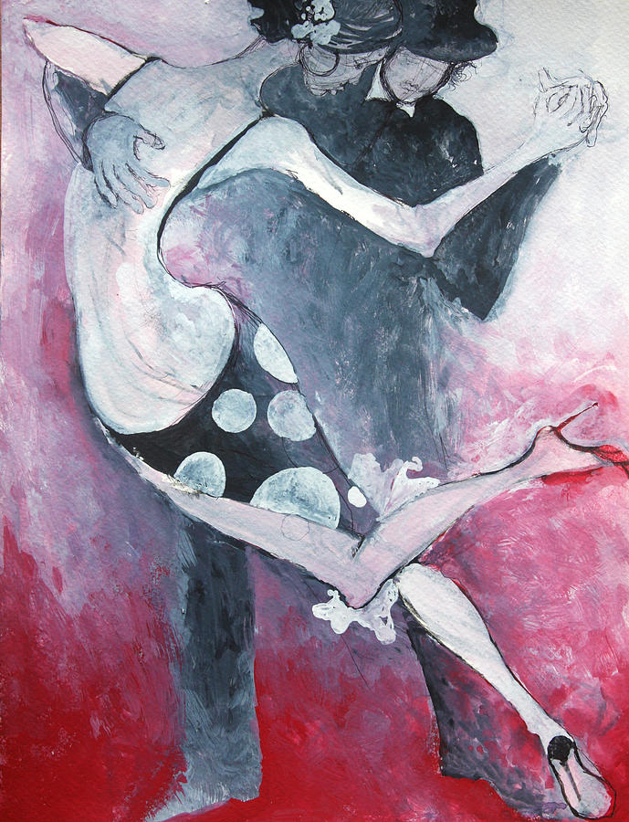 Tango part 3 Painting by Maya Manolova