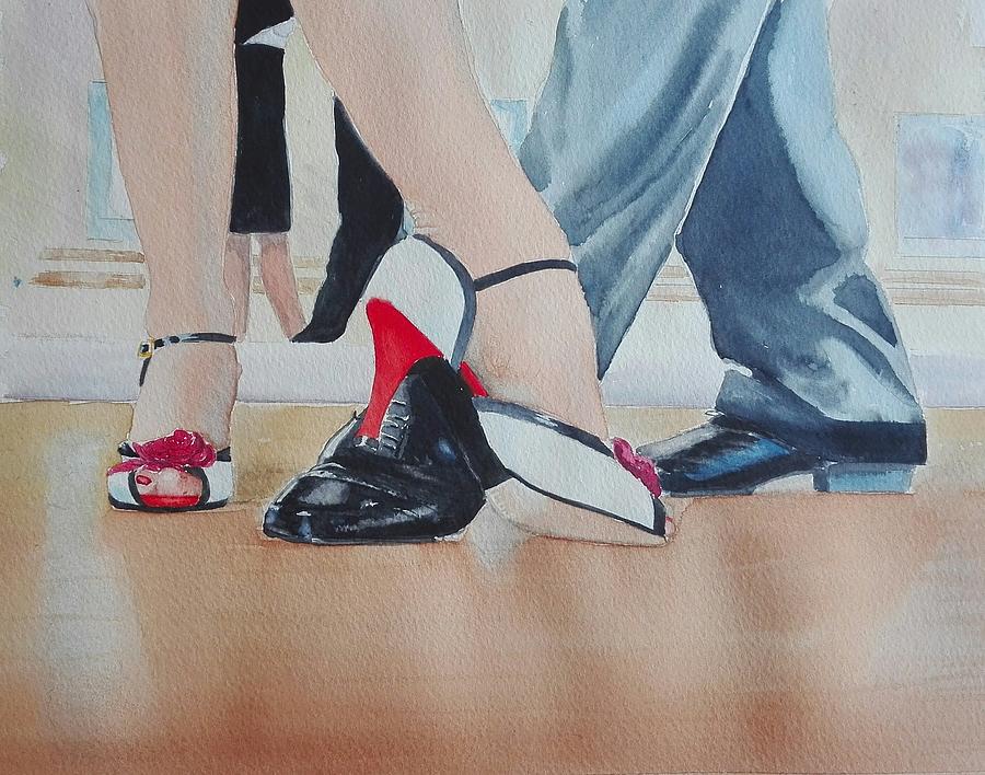 Tango Painting by Sandie Croft