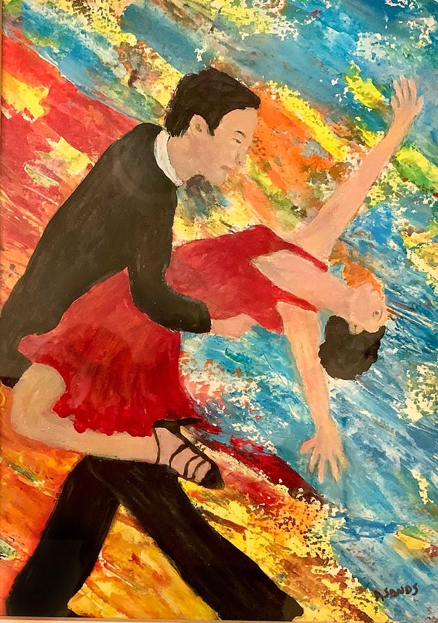 Tango Sensation Painting by Anne Sands