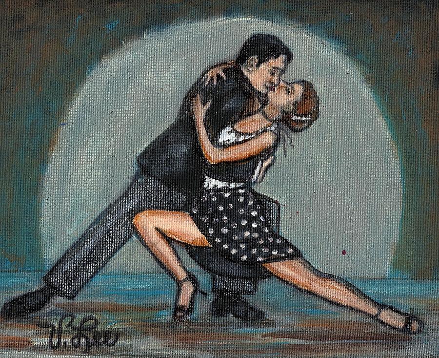 Tango Trophy Winners---Spotlighted Painting by VLee Watson