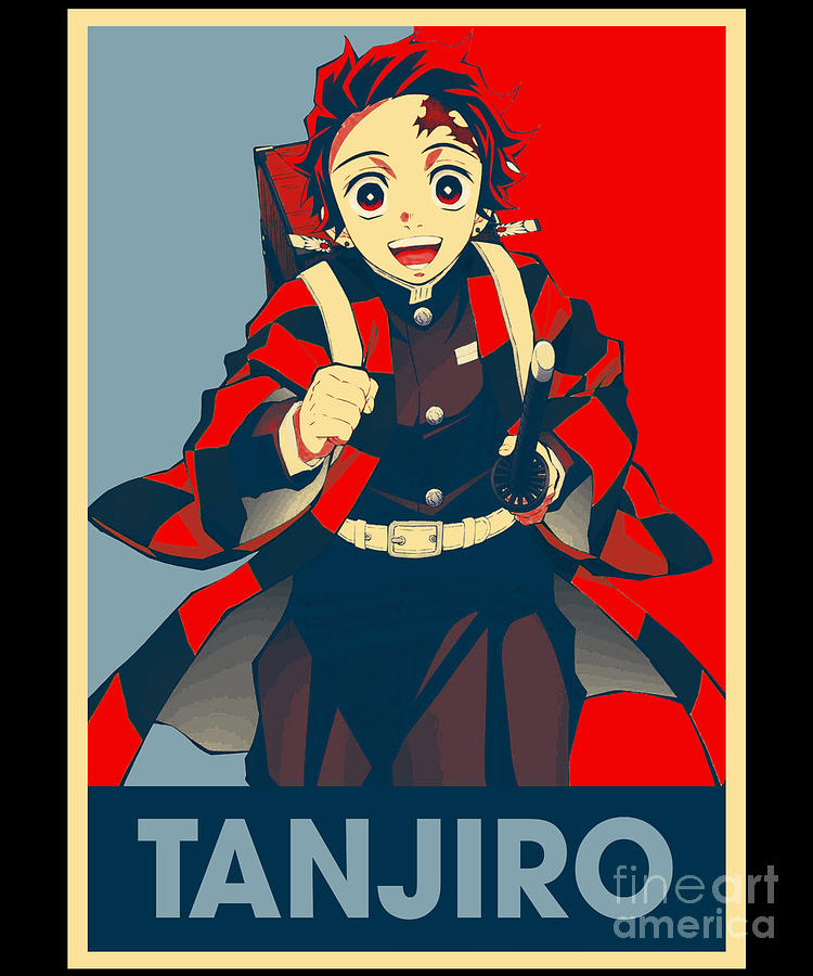 Tanjiro Retro Art Demon Slayer Drawing by Anime Art - Fine Art America