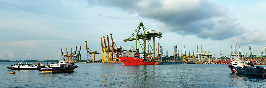 Tanjong Pagar Docks Singapore Photograph by Sonny Ryse