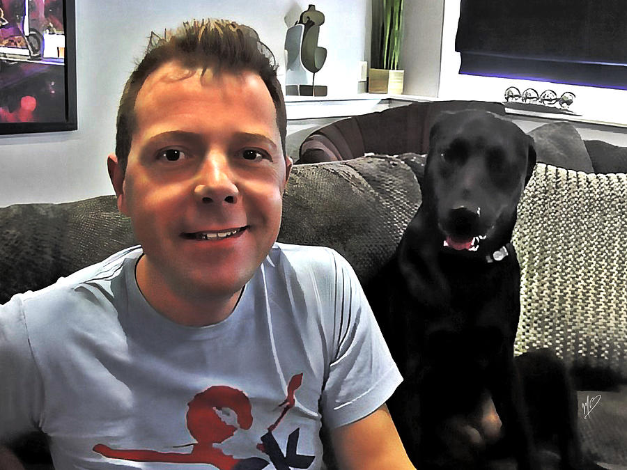 Tanner and Marley Painting by Mark Baranowski Tanner and Marley Painting by Mark Baranowski