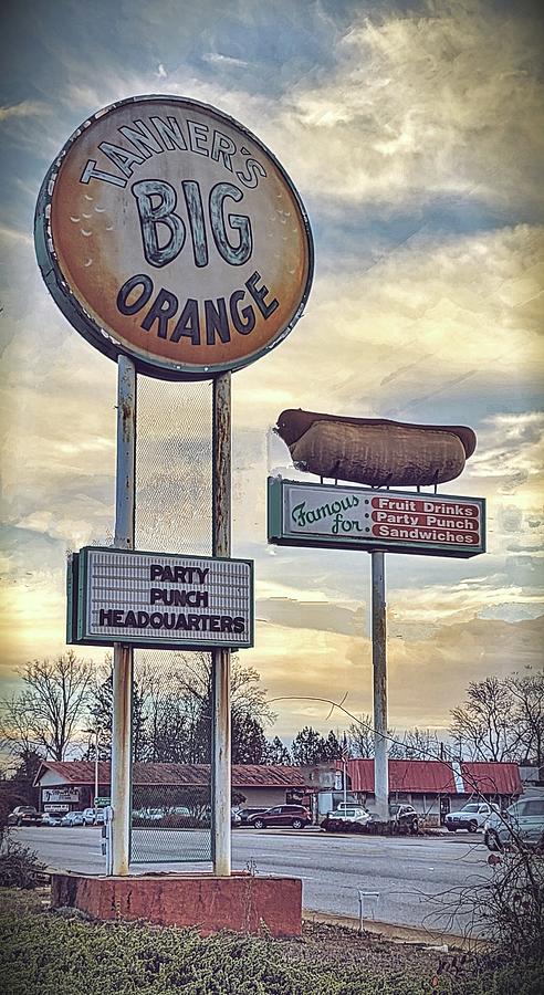 Tanners Big Orange Photograph by Kathy Barney