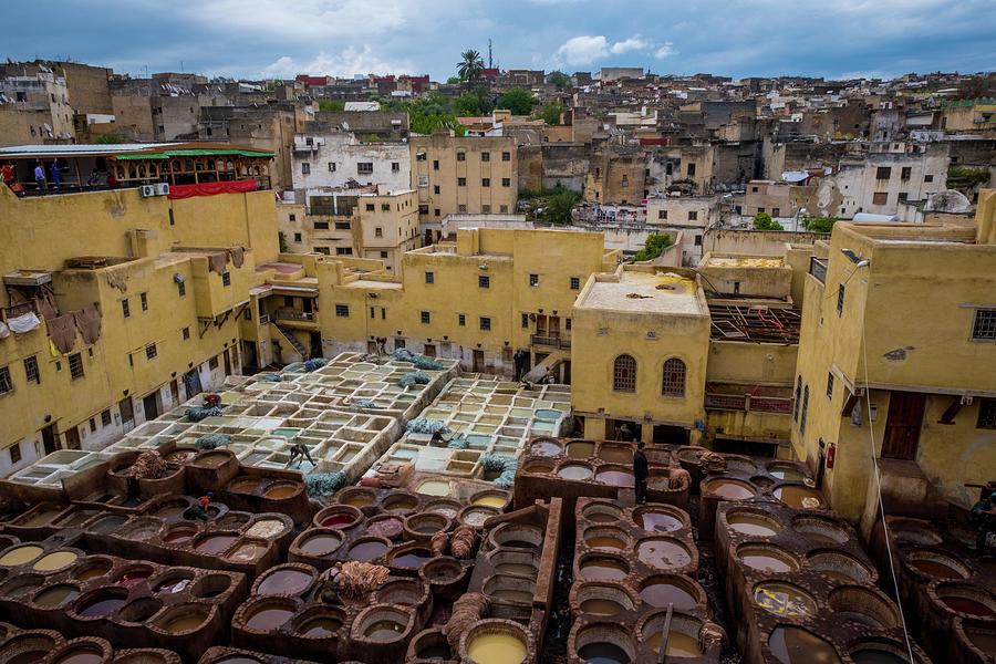 Tannery in Fez Photograph by Arj Munoz