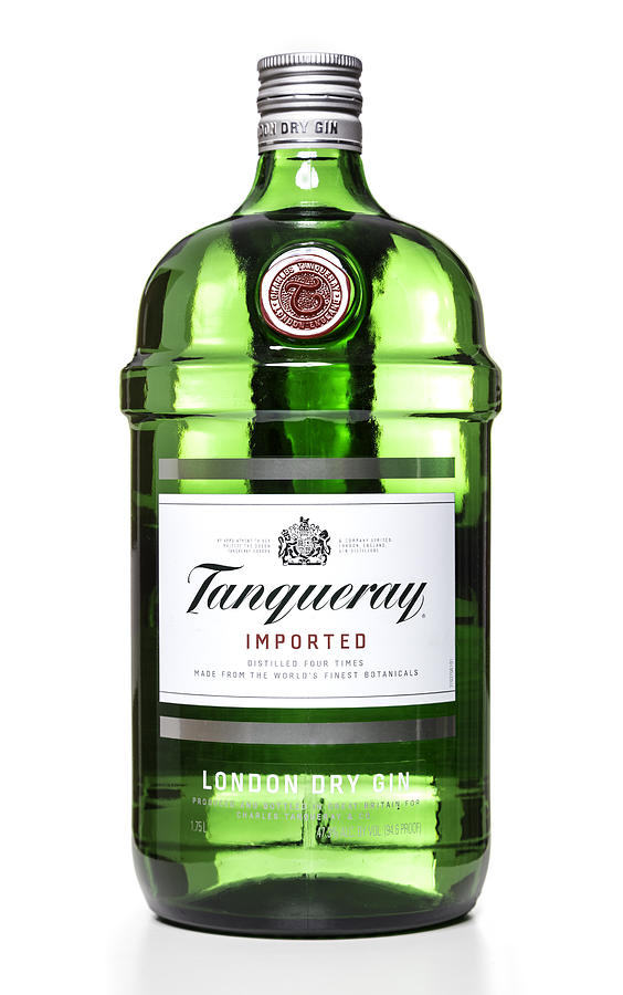 Tanqueray London Dry Gin bottle Photograph by Jfmdesign