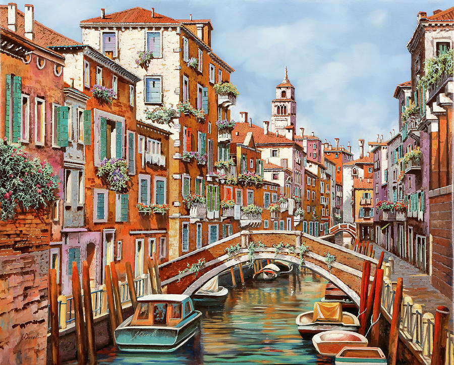Tanta Venezia Painting by Guido Borelli
