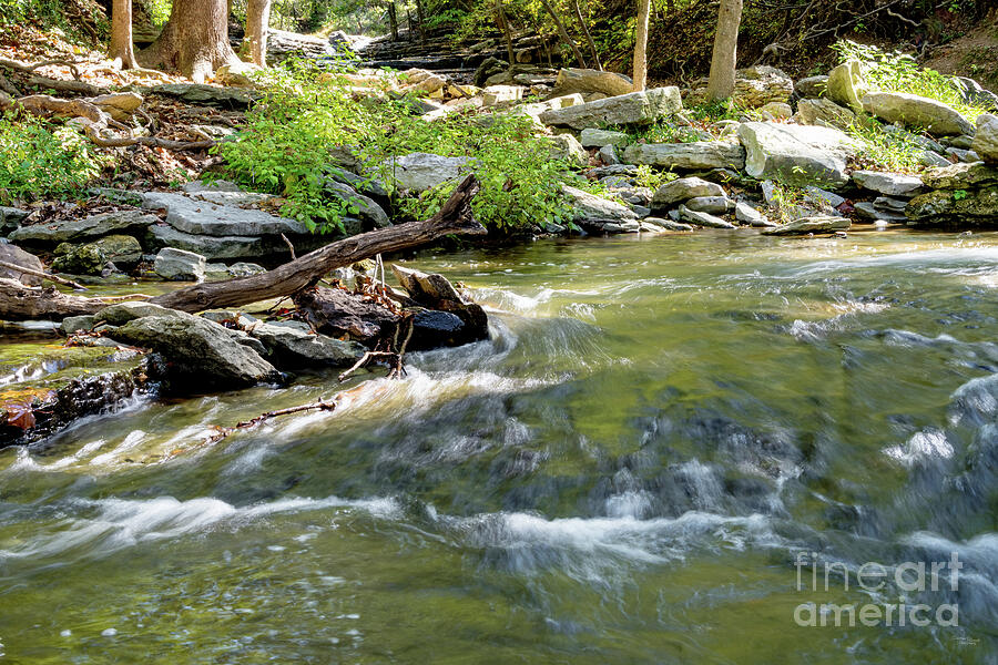Waterfall Photograph - Tanyard Creek Rushing Water by Jennifer White