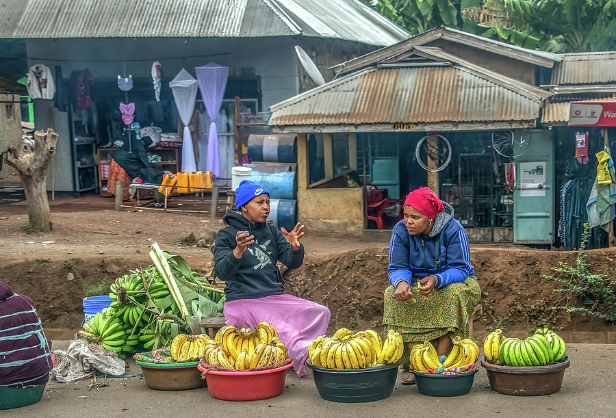 Tanzania Fruit Market Photograph by Marcy Wielfaert