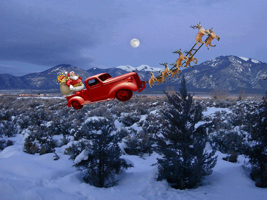 Taos Christmas Digital Art by Ron Furedi Fine Art America