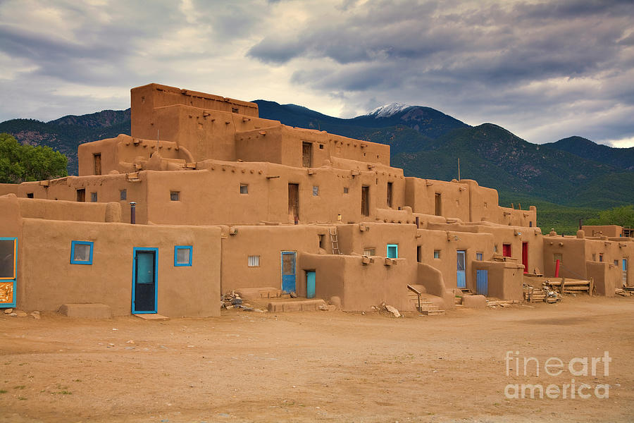 Taos Pueblo Photograph by Timothy Johnson