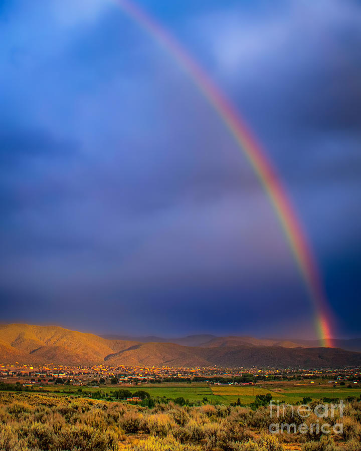 Taos Rainbow 1 Photograph by Elijah Rael