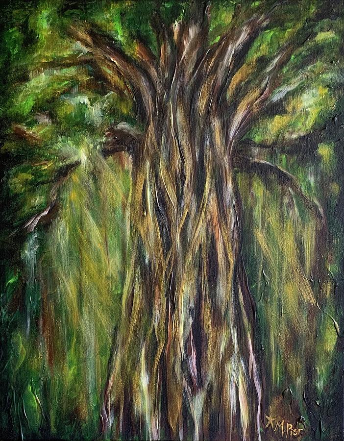 Taotaomona Tree in Rota Painting by Michelle Pier