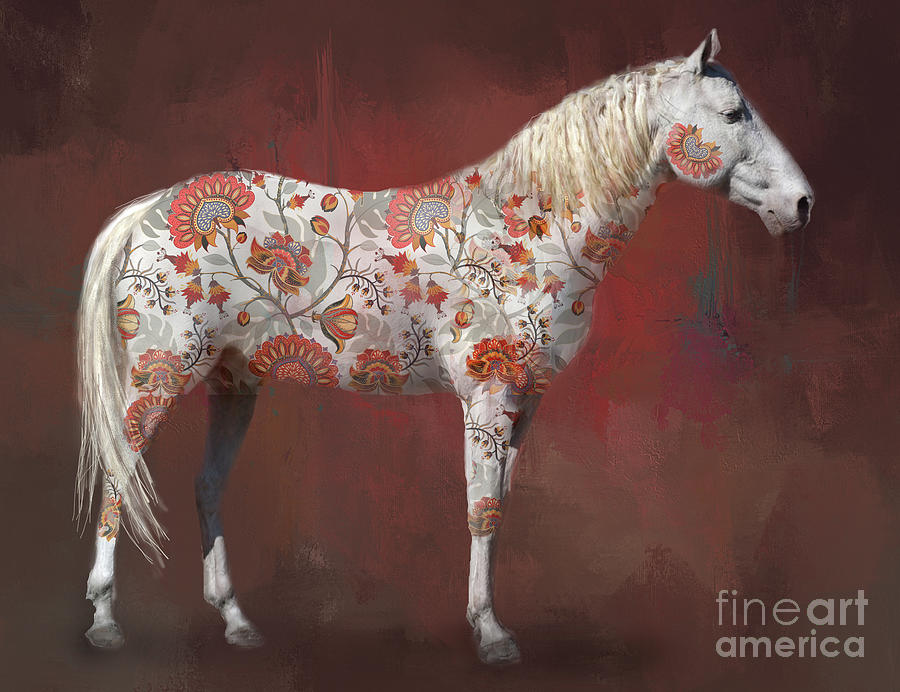 Tapestry Horse Digital Art by Kathy Russell