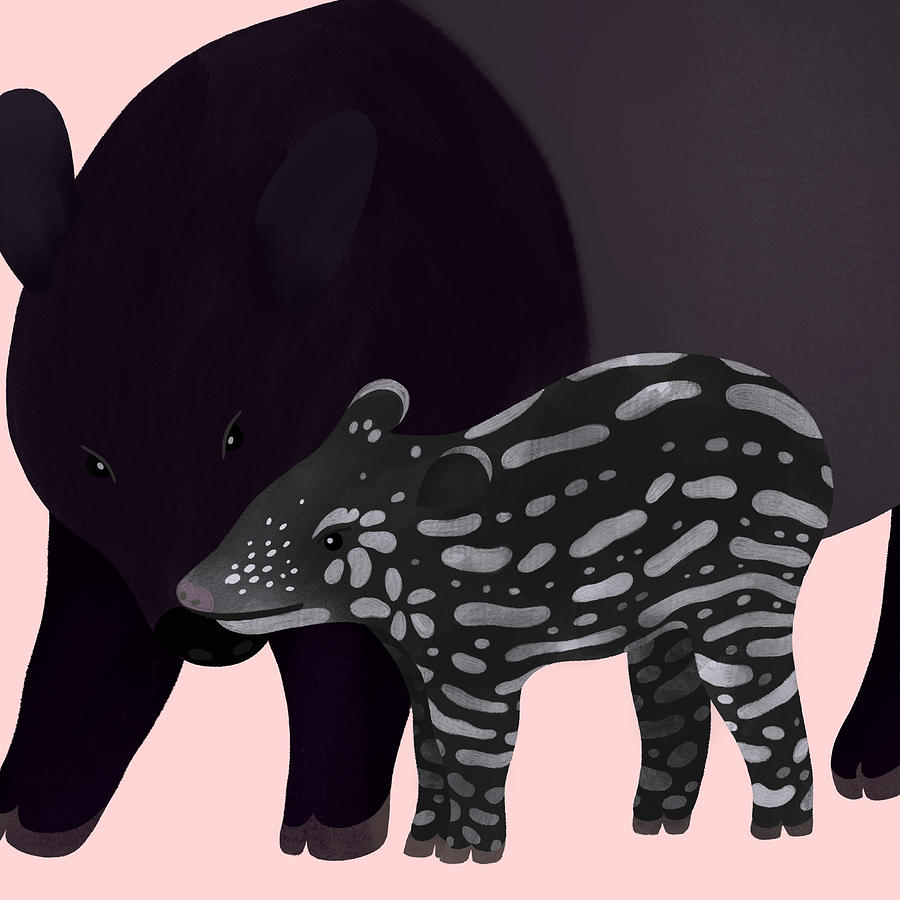 Tapir Painting by Animal Portrait - Fine Art America