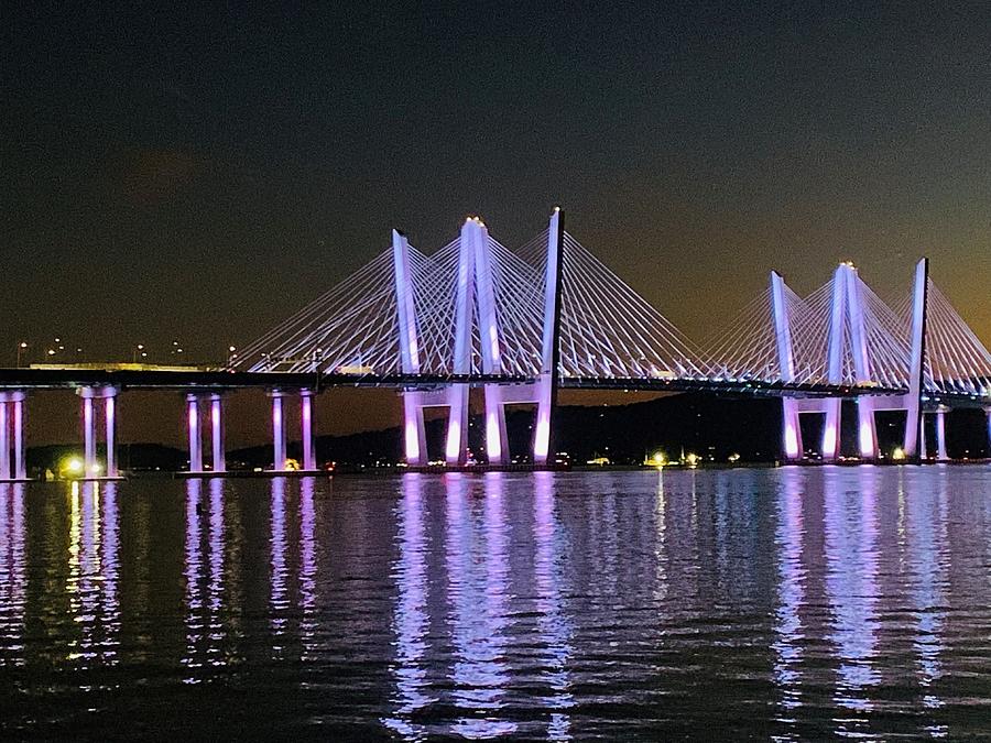 Tappen zee Bridge Night Photograph by Lee Cormier Pixels