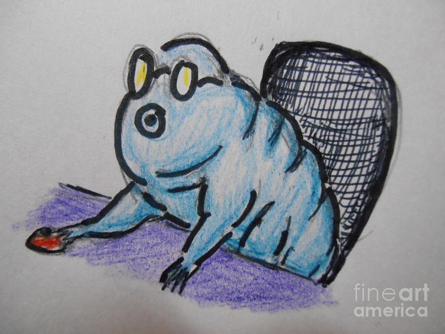 Tardigrade at Work Drawing by Raoul Kennedy Fine Art America