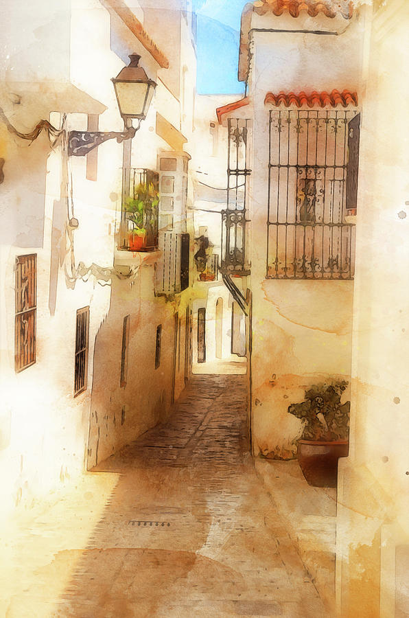 Tarifa, Spain - 36 Painting by AM FineArtPrints