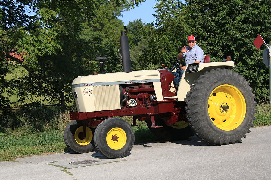 Tarkio Valley Tractor Ride 2020 - Oral Cancer Awareness Photograph by J Laughlin