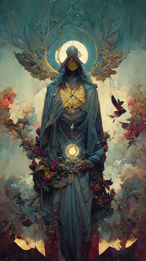 Tarot Card Major Arcana Peter Mohrbacher Holy The High Priestess ...