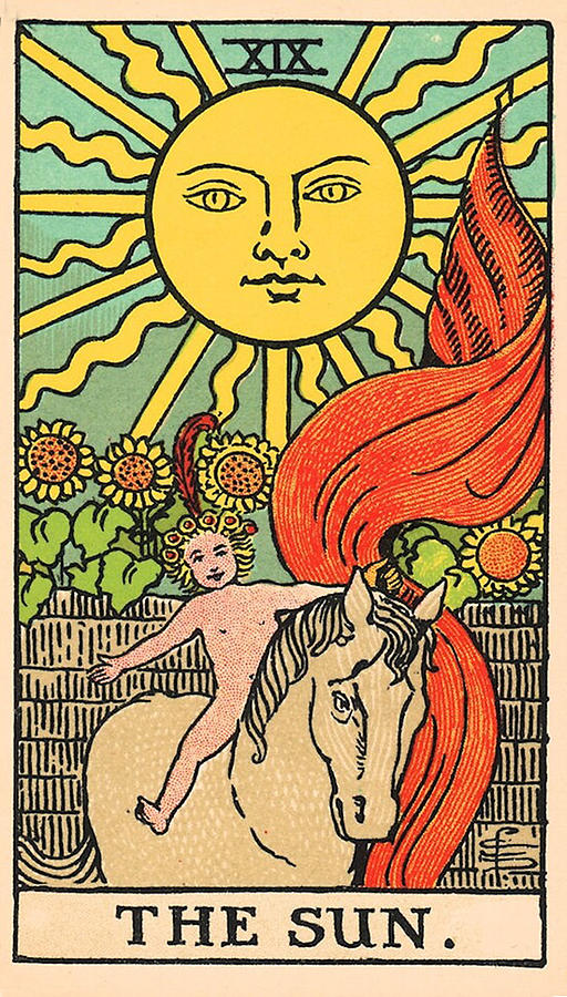 Tarot Card - The Sun Digital Art by Mark Read - Fine Art America