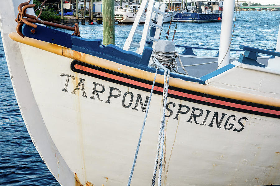 Tarpon Springs Sponge Boat, Tarpon Springs, Florida Photograph by Dawna Moore Photography