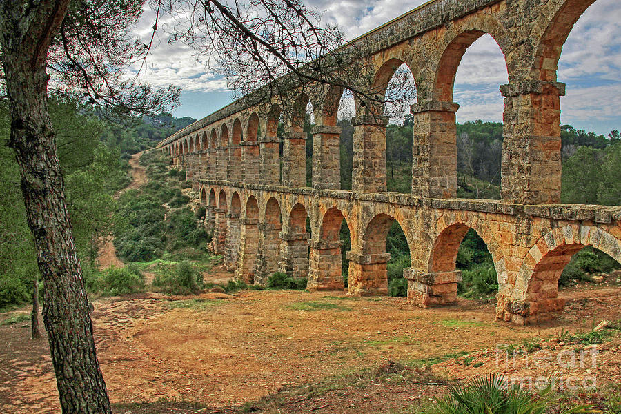 Tarragonia Aqueduct Photograph by Tom Watkins PVminer pixs