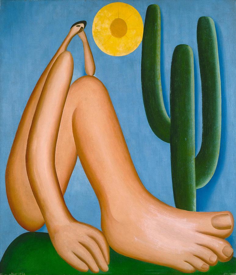 Tarsila do Amaral, Abaporu Painting by Dan Hill Galleries - Fine Art ...