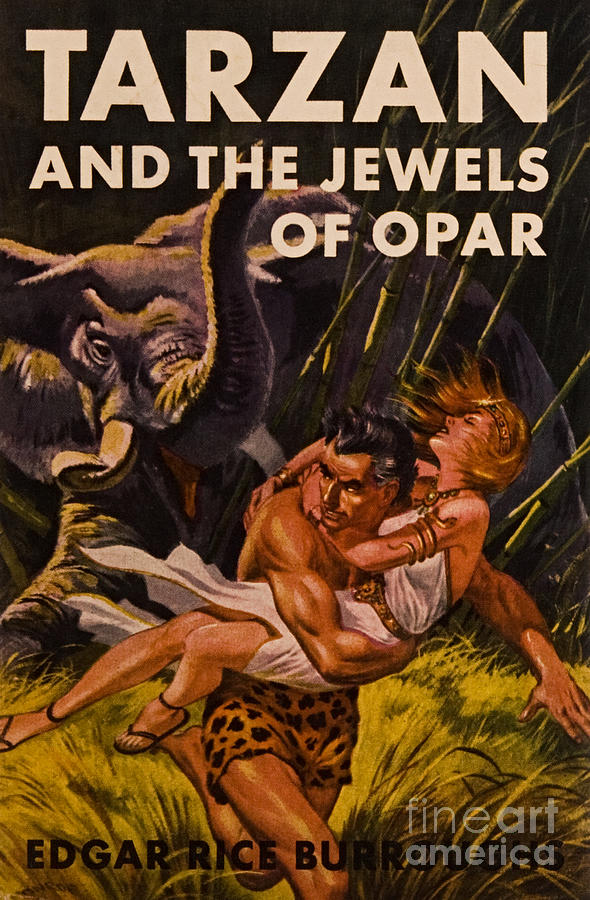 Tarzan and the Jewels of Opar Painting by Peter Ogden