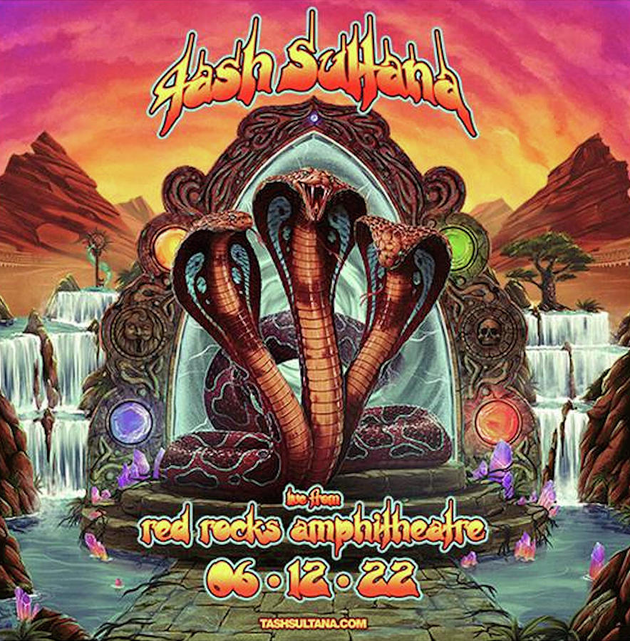 Tash Sultana Red Rocks Amphitheatre Digital Art by Jason Carter Pixels