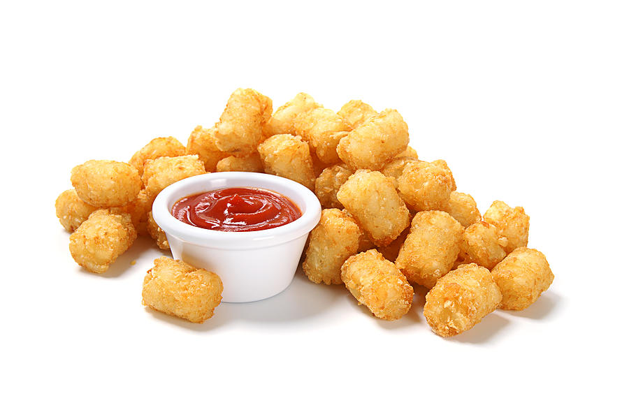 Tater Tots with Ketchup Photograph by TheCrimsonMonkey