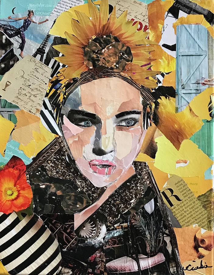 Tatiana Mixed Media by Cindie Gittelman | Fine Art America