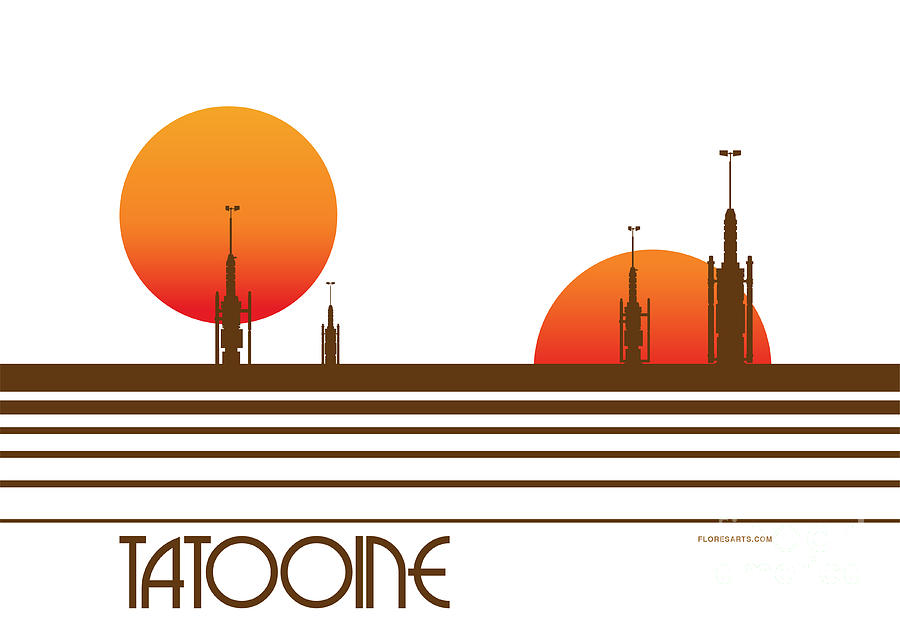 Tatooine Digital Art by Rene Flores - Pixels