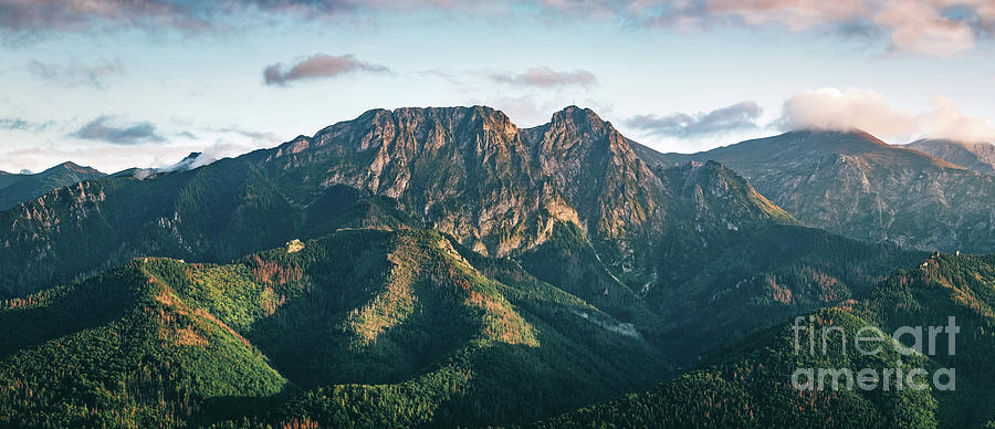 Tatra mountains panorama. Zakopane town in Poland Photograph by Michal Bednarek