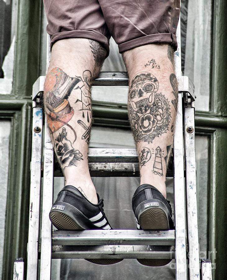 Tattoo Leg Men