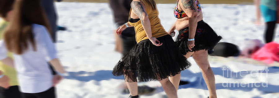 Winter Photograph - Tattoos and Tutus  by Steven Digman