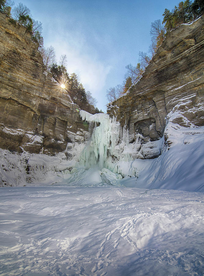 Taughannock  Falls 7K00258 Photograph by Guy Whiteley