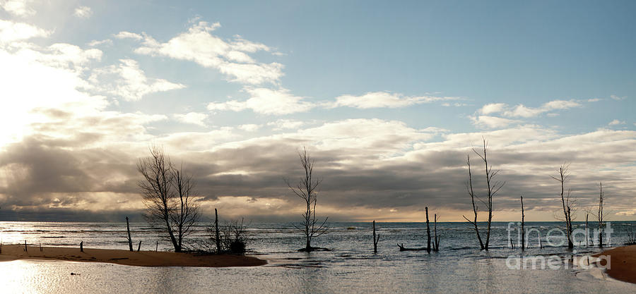 Tawas Point, Lake Huron, Panoramic Photograph by Rich S