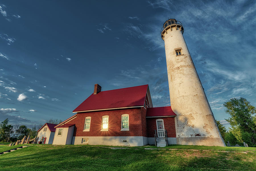 Tawas Point Lighthouse Photograph by Mark Hammerstein - Fine Art America